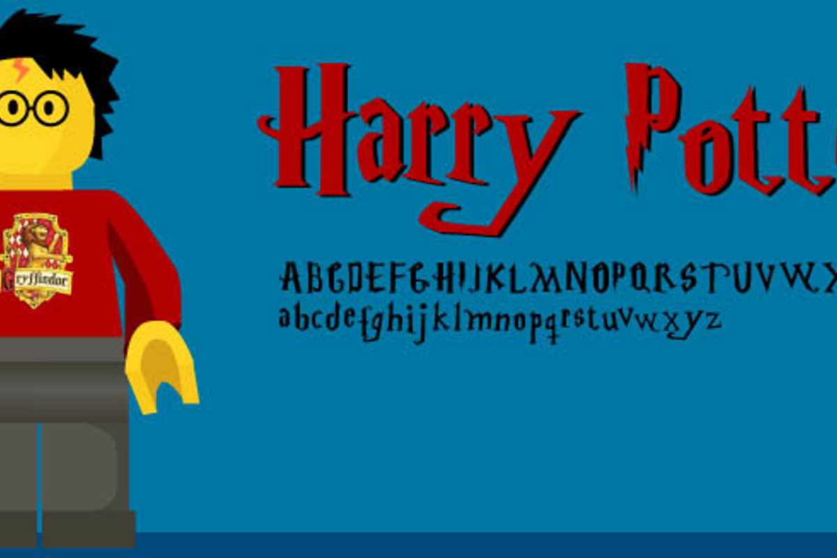 harry potter 3d font free