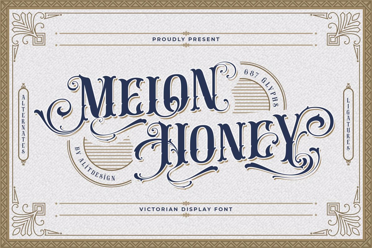 Melon honey Font Alit Design FontSpace