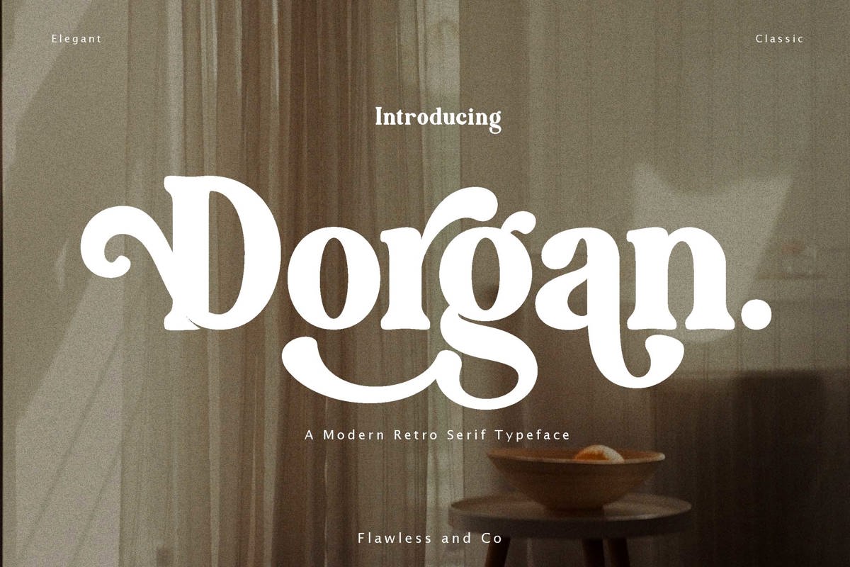 Dorgan Font | FlawlessAndCo | FontSpace