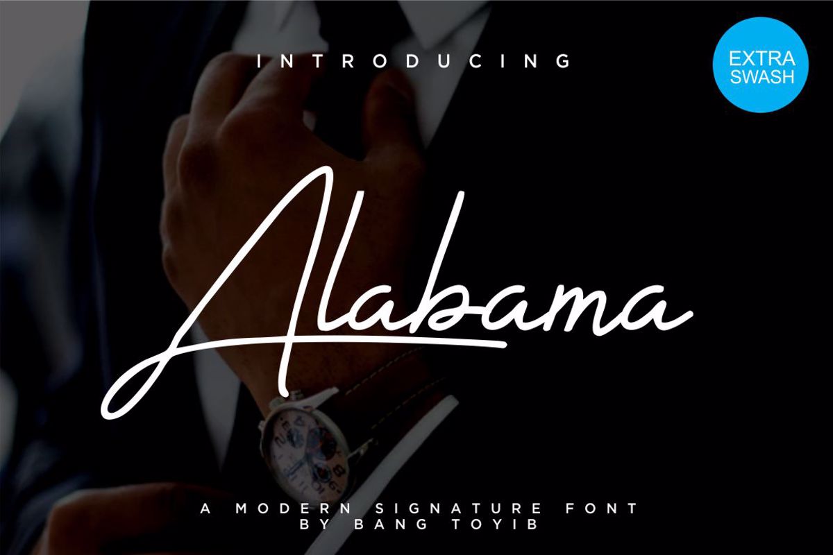 Alabama Font Bangtoyib FontSpace