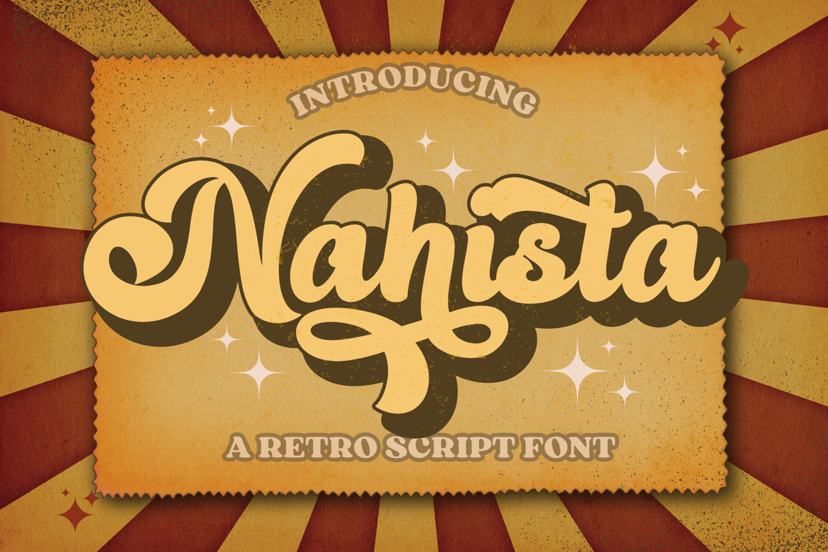 Nahista Font | Sronstudio | FontSpace