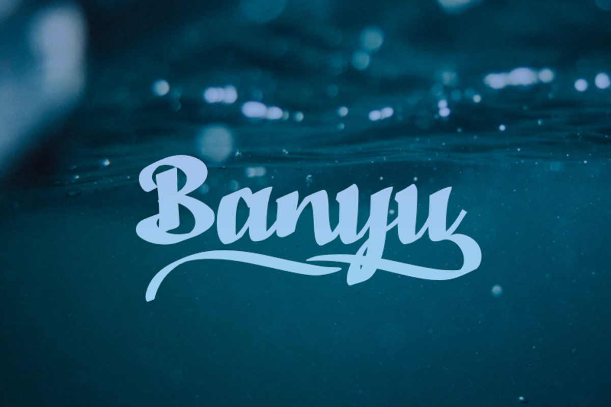 B Banyu Font | Wepfont | FontSpace