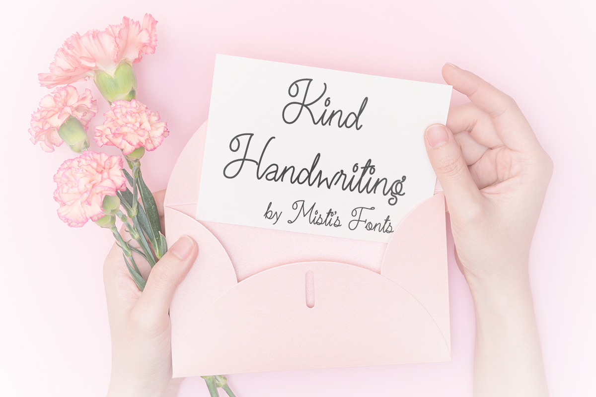 Kind Handwriting Font | Misti's Fonts | FontSpace