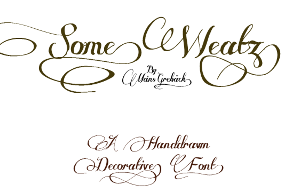 Some Weatz Font Måns Grebäck FontSpace Some Weatz Font Måns Grebäck FontSpace
