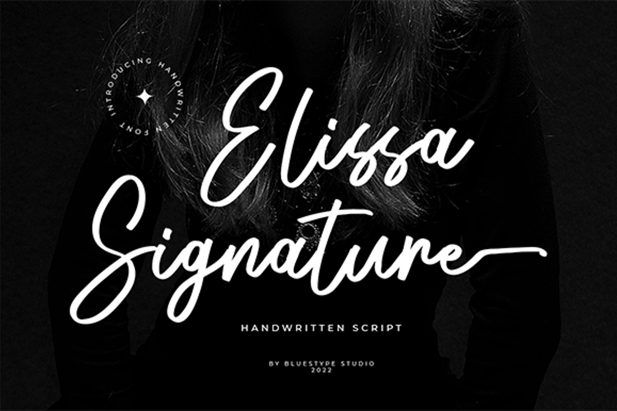 Elissa Signature Font | Bluestype Studio | FontSpace