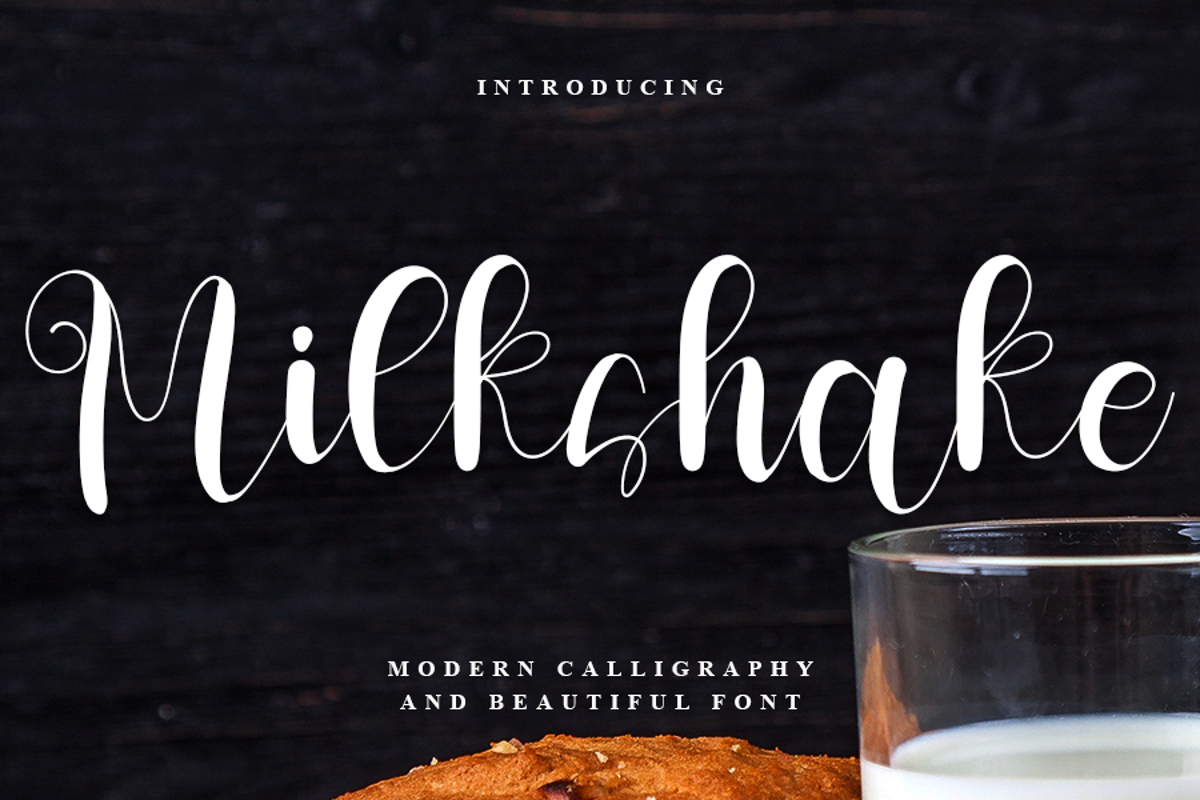 Milkshake Font | FreshTypeINK | FontSpace