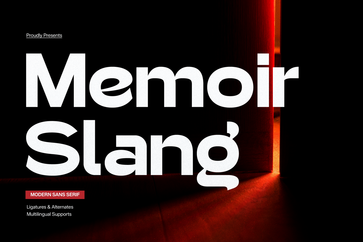 Memoir Slang Font - Free Download