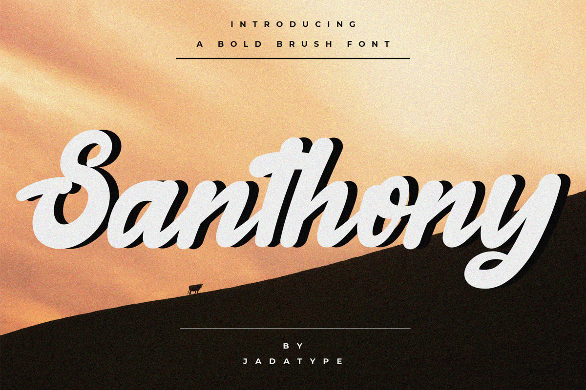 Santhony Font | jadatype | FontSpace