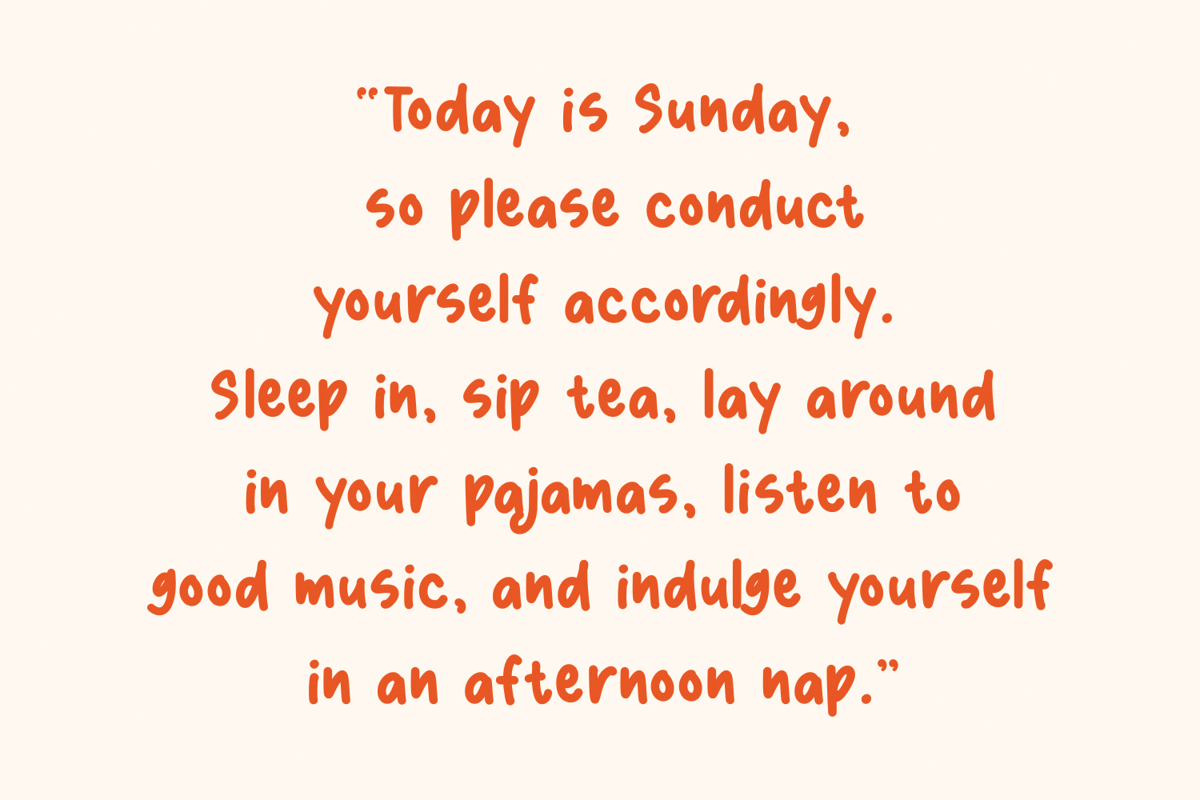 Sunday Font Free Download