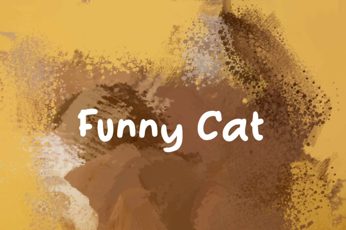 F Funny Cat Font Free Download