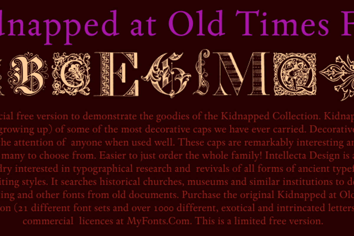 Elder times. Old time шрифт. Шрифты kidnapped. Times old font. Kidnap font.