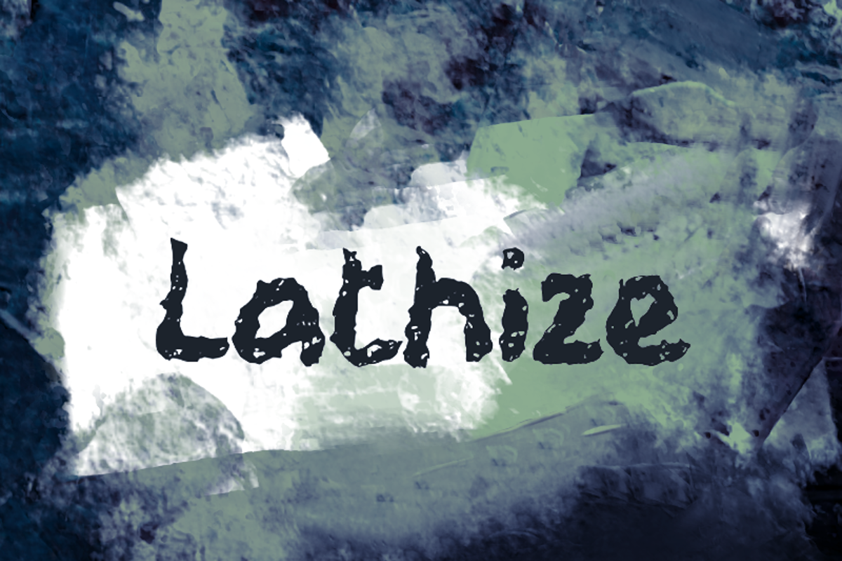 L Lathize Font | Wepfont | FontSpace