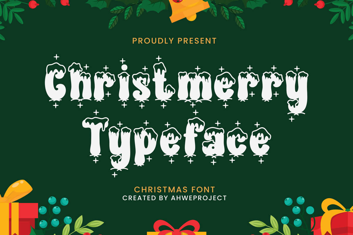 Christmerry Font | ahweproject | FontSpace