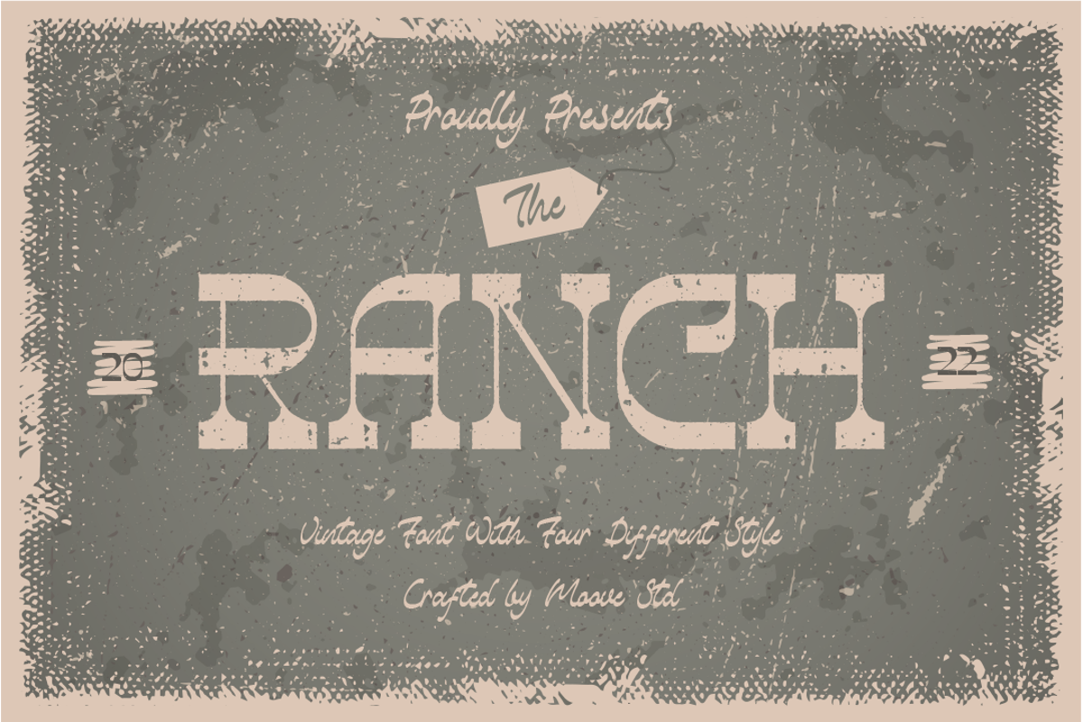 The Ranch Font | Moove Studio | FontSpace