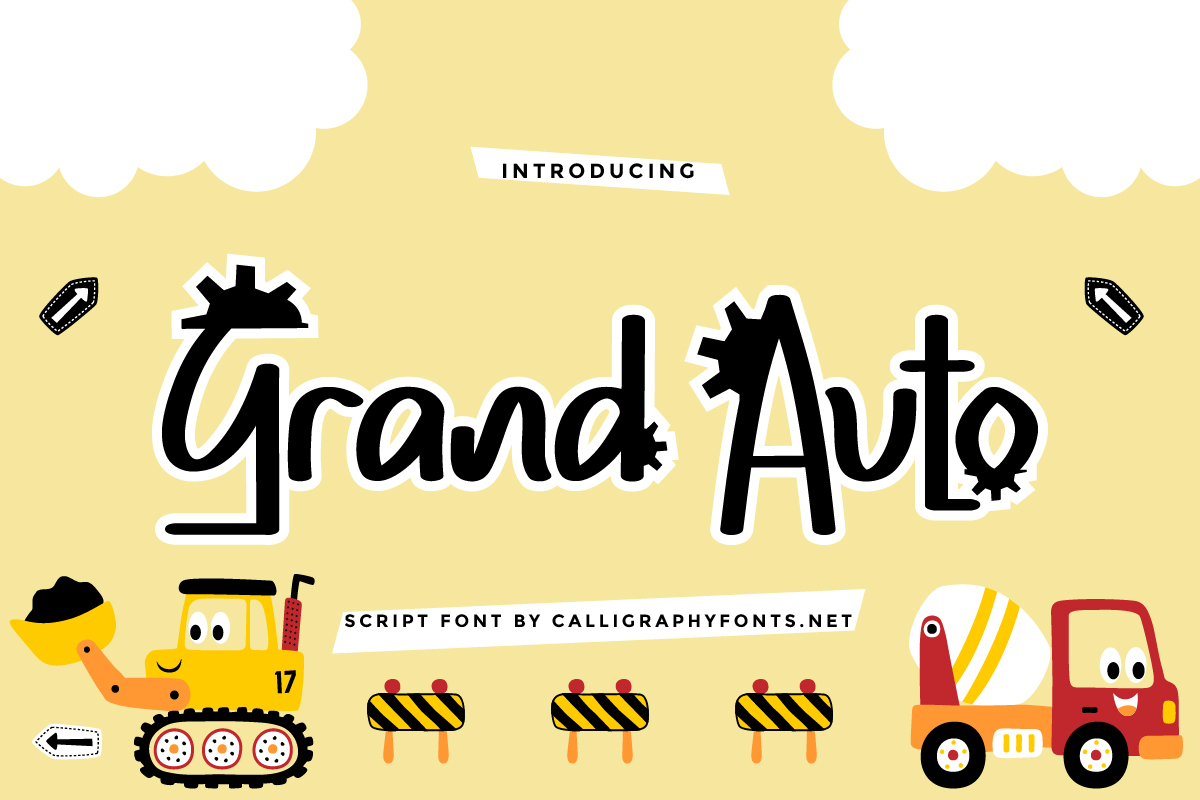 Grand Auto Font FontSpace