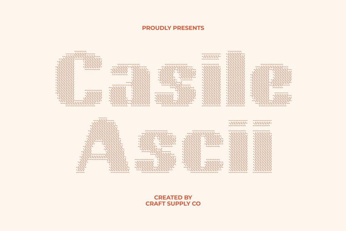 Casile Ascii Font - Free Download