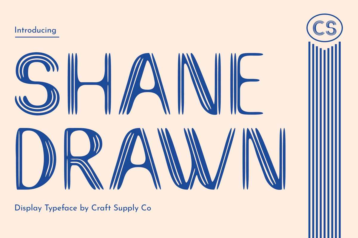 Cs Shane Drawn Font Craftsupplyco Fontspace