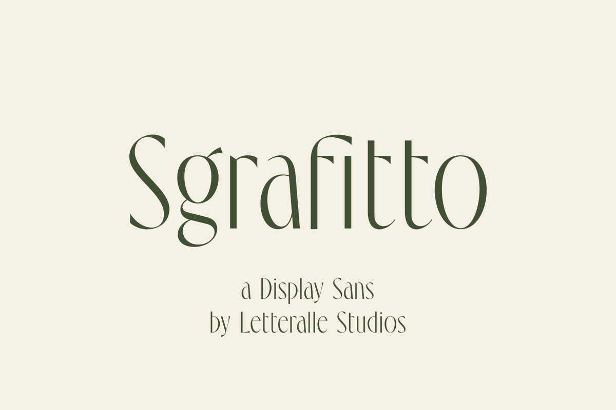 Sgrafitto Font | Letteralle Studio | FontSpace