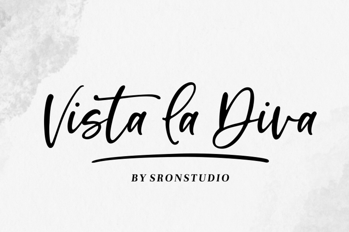 indtryk Ordinere regiment Vista La Diva Font | Sronstudio | FontSpace