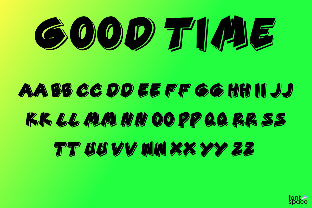 Good Time Font Docallisme Fontspace