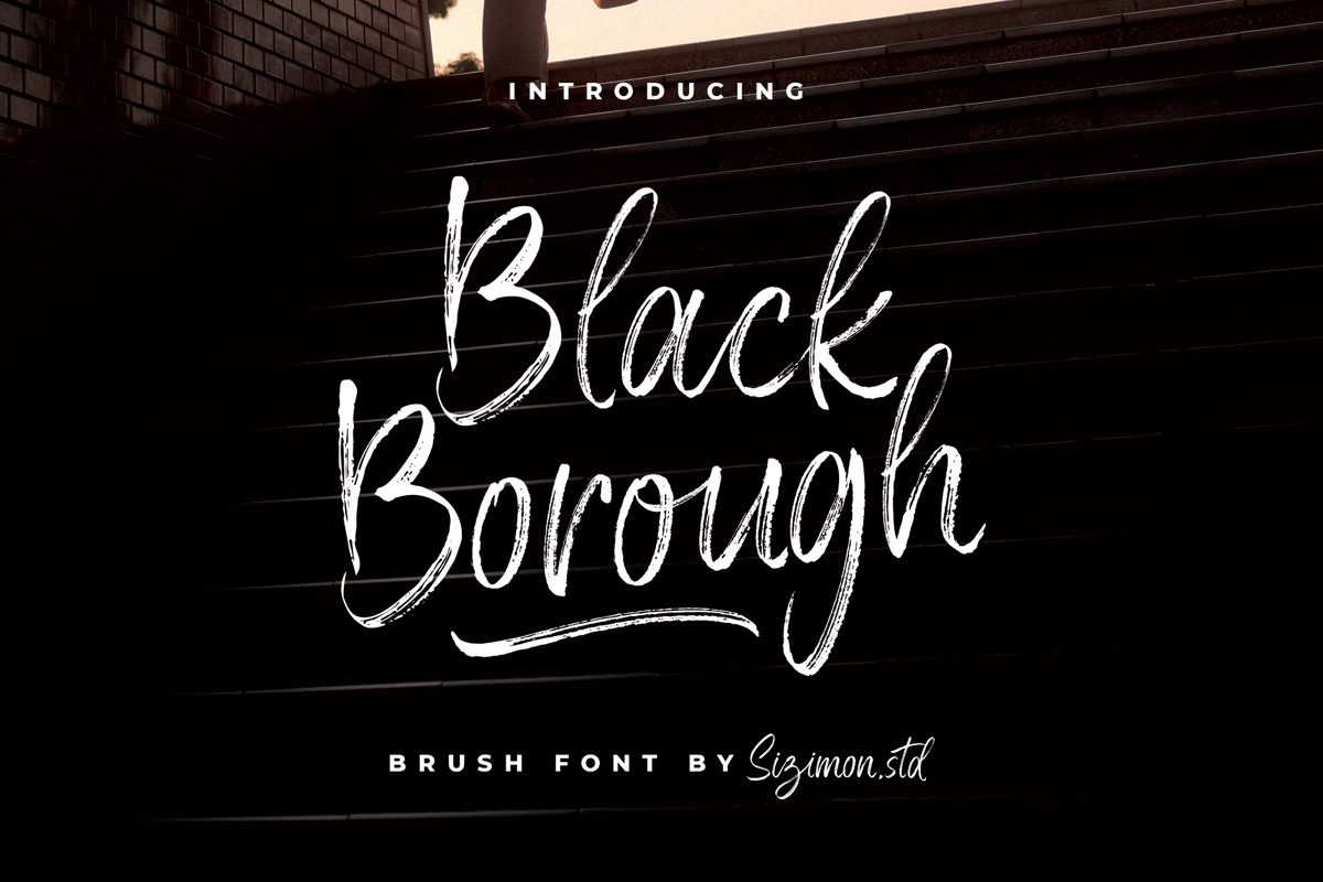 Black Borough Font | sizimon | FontSpace