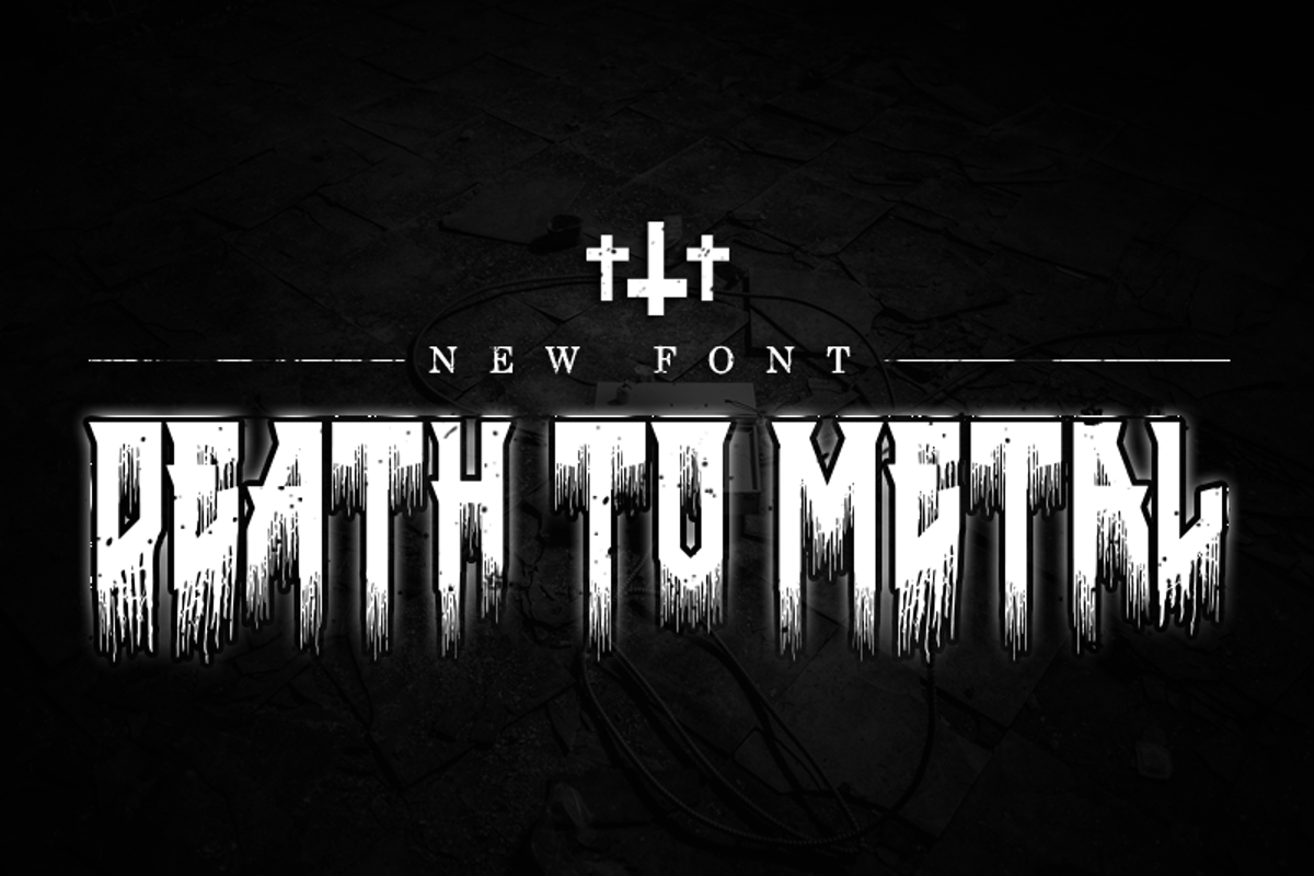 death metal font generator