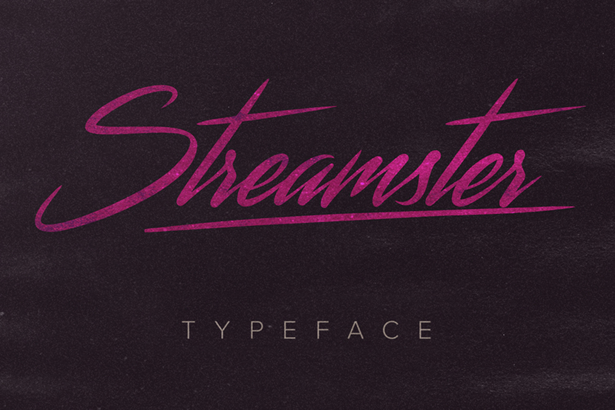 S script. Streamster. Streamster шрифт. Комбинирование шрифтов в дизайне. Streamline шрифт.