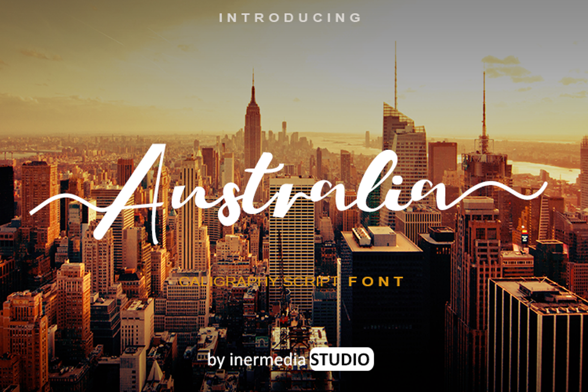 Australia Font | INERMEDIA STUDIO | FontSpace