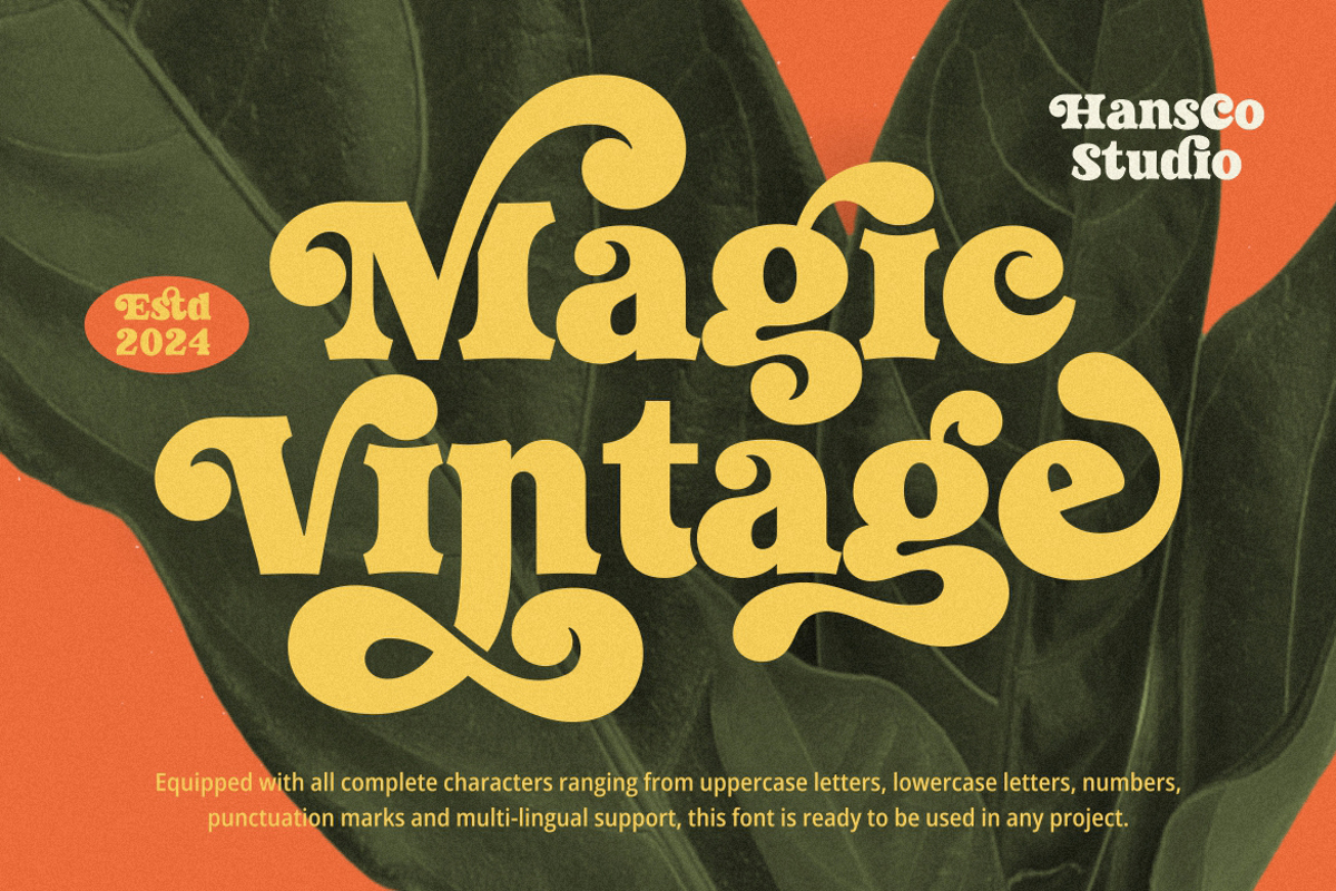 Magic Vintage Font | hansco | FontSpace