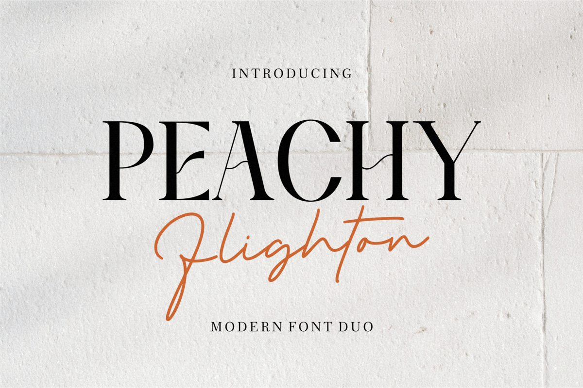 Peachy Flightone Font | qwrtype_foundry | FontSpace