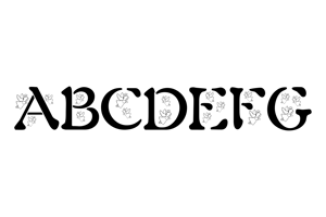 Related font BJF Angels