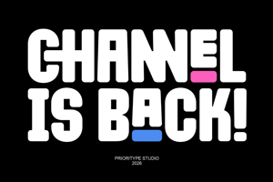 Related font Channel Is Back