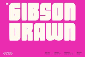 Related font CS Gibson Drawn