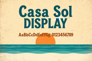 Related font Casa Sol Display