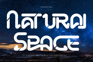 Related font Natural Space