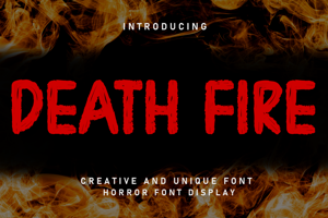 Related font Death Fire