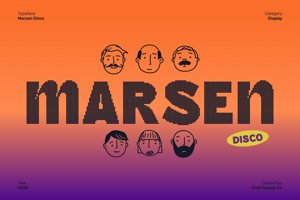 Related font Marsen Disco