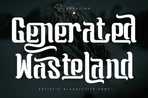Related font Generated Wasteland