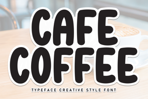 Related font Cafe Coffee