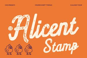 Related font CS Alicent Stamp