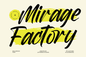 Related font Mirage Factory VERSION
