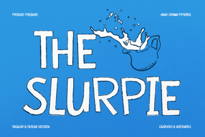 Related font The Slurpie