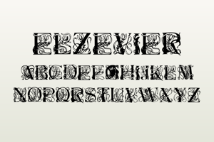 Related font Elzevier