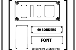 Font Borders 2 Style Pro