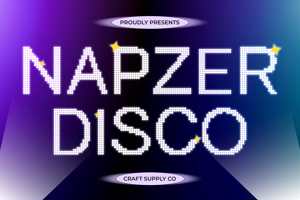 Related font Napzer Disco