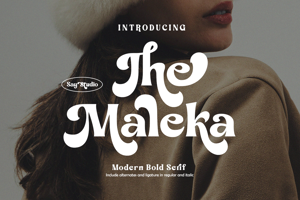 Related font The Maleka