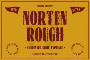 Related font Norten Rough