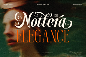 Related font Dh Nottera Elegance