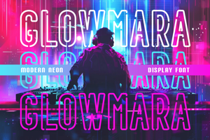 Related font Glowmara