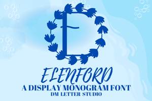 Related font Elenford Monogram